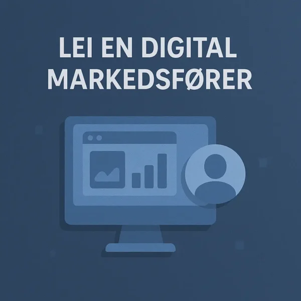 Lei en digital markedsfører