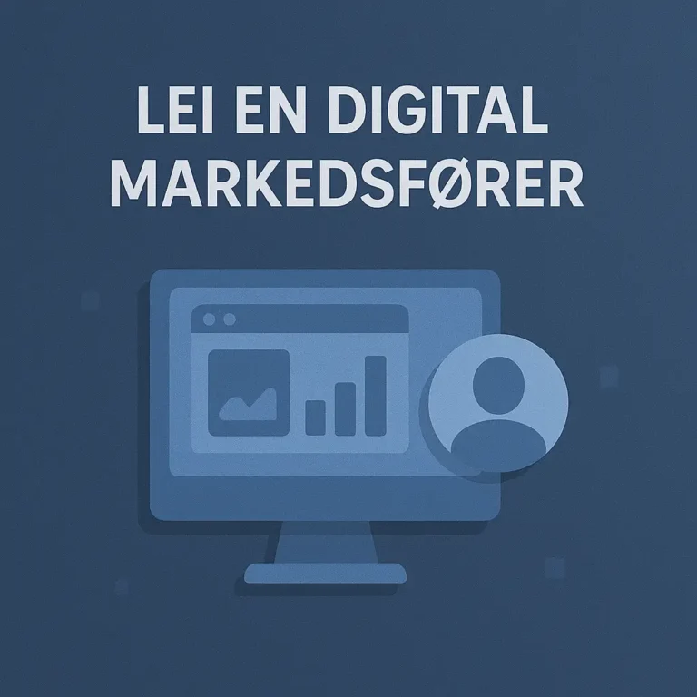 Lei en digital markedsfører